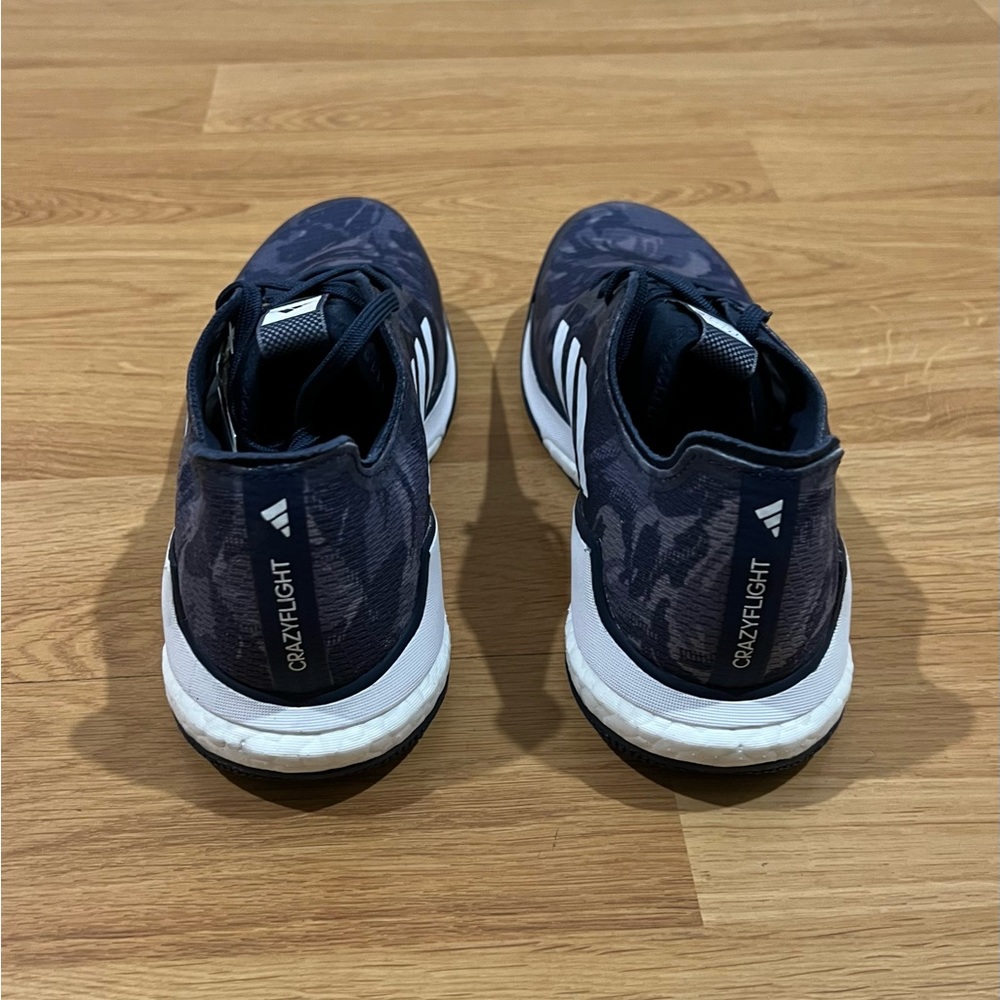 Adidas CrazyFlight Low Volleyball Indoor Shoes Navy Camo Women’s Sizes - Picture 6 of 10